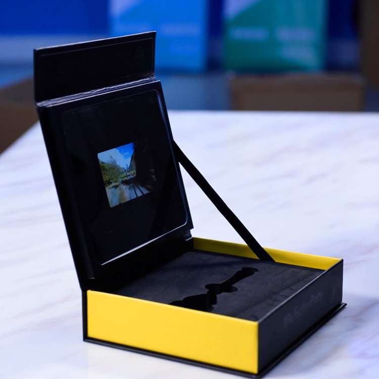 100% Recycled Custom LCD Video Gift Box