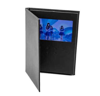 5 inch Leather Video Brochure FVB501