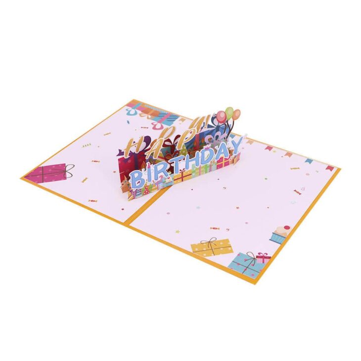 Custom 3D Pop Up Happy Birthday Greeting Cards | FUNTEK