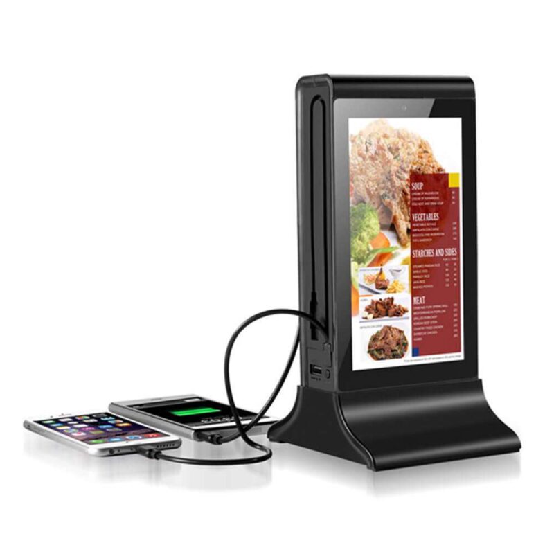 7'' LCD Tabletop Digital Signage with Poster  FYD835G