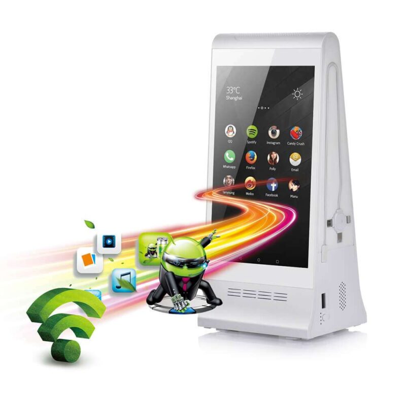 Dual 8'' LCD Table Ad Player ​with Order Call System FYD868P