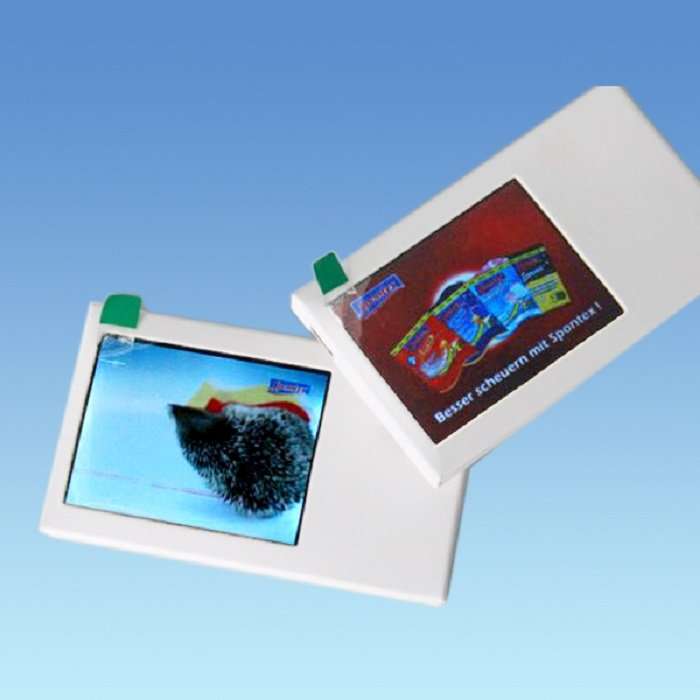 DIY 2.4'' Video Blank White Mailer Card VBC-024W