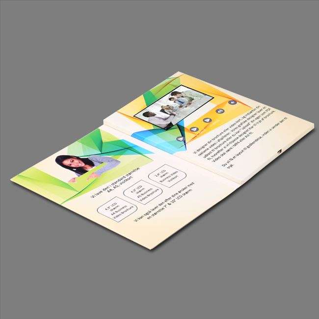 1080P Video Inserted Brochure for Offline Marketing
