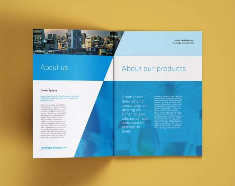 Informative TV in Brochures to Promote Your Event