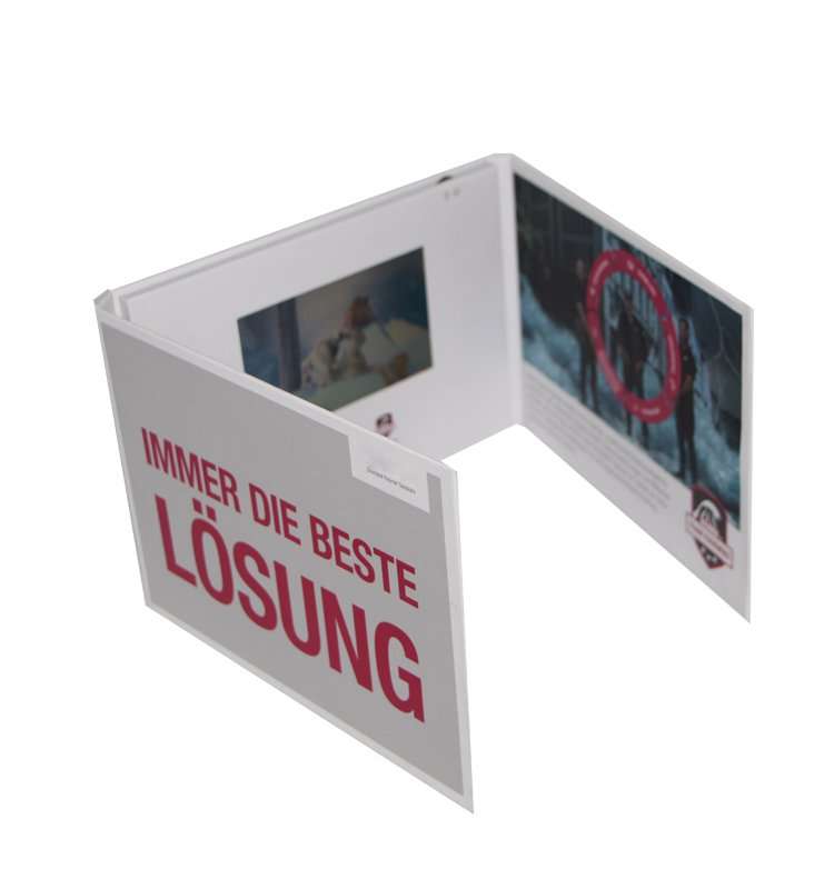 4.3'' Video Gate Fold Brochure with CMYK Printing