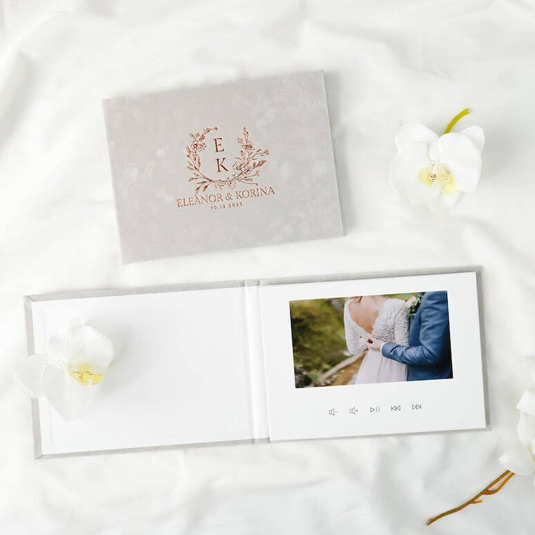 Customized Wedding Video Books